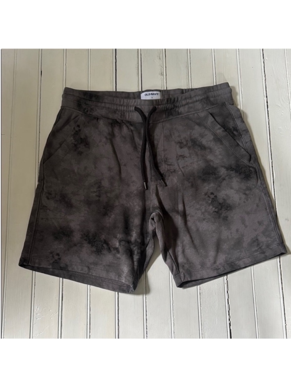 Old Navy Sweat Shorts Charcoal Tie-Dye Size S
